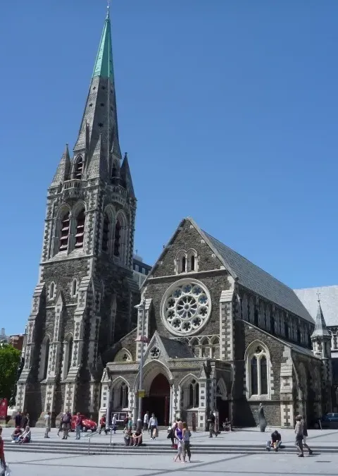 christchurch cathedral square before earthquake