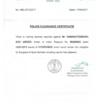 Thumbnail for India Police Certificate