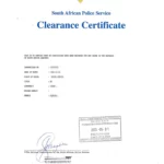 Thumbnail for South Africa Police Certificate